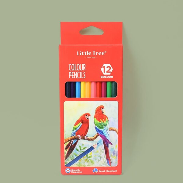 Art Drawing  Wooden Pencils Color (12 Pcs Set) - Image 5