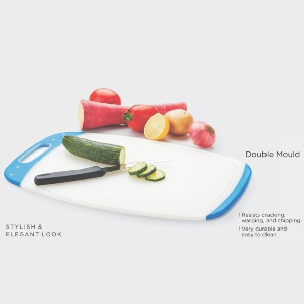 Ganesh Vegetables and Fruits Cutting Chopping Board Plastic Chopper Cutter Board (1 Pc) - Image 7