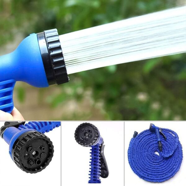 Expandable Magic Garden Hose with Spray Gun, Approx 4 Metre Pipe (1 Set / Mix Color) - Image 6