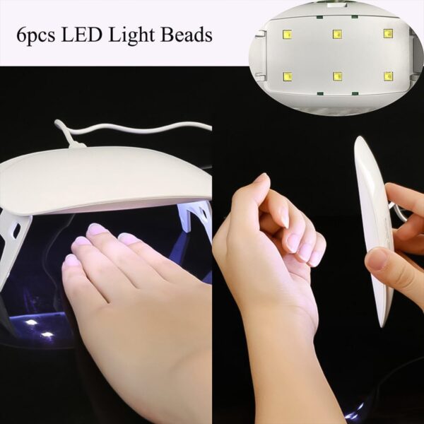 UV LED Lamp Nail Dryer Mini Portable Nail Lamp Professional  (1 Pc) - Image 4