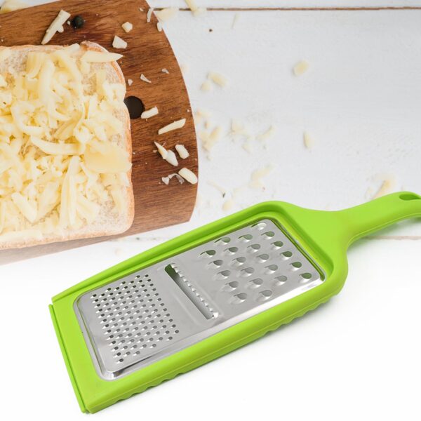 Stainless Steel Cheese Grater 3in1 Multifunctional (1 Pc / Mix Color) - Image 3