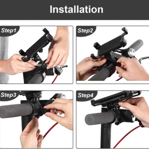 360° Rotation Phone Mount Motorbike Phone Holder (1 Pc) - Image 4