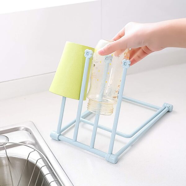 Folding Kitchen Bathroom Towel Rack, Towel Stand (1 Pc) - Image 6