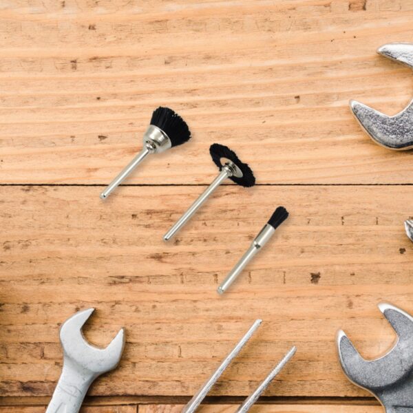 Brass Wire Wheels, 3 Pcs Brass Wire Wheels, Rust Removal Tool - Image 3