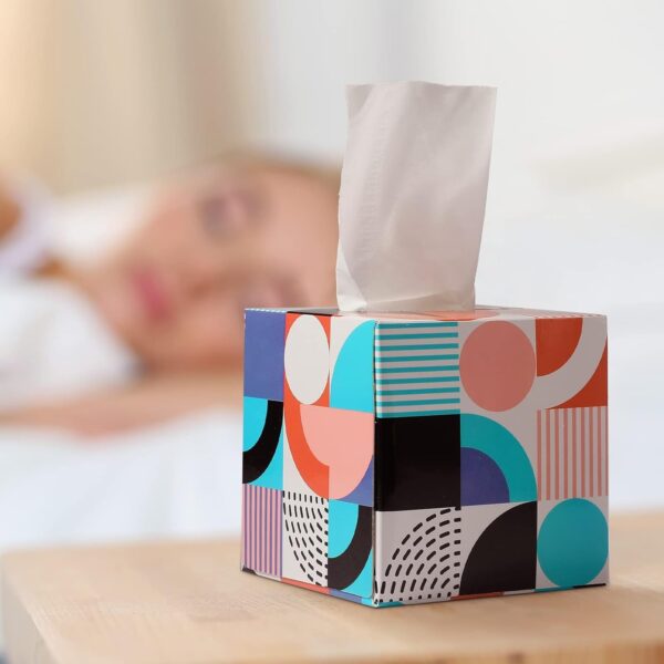 Tissues Cube Box – Stylish and Practical Tissue Holder for Home & Office (50 Pcs Set Approx) - Image 9