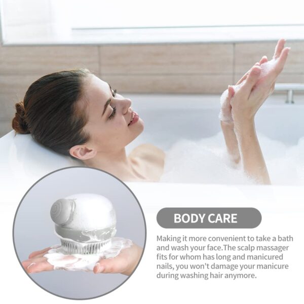Head Scalp Massager Shampoo Brush (1 Pc) - Image 3