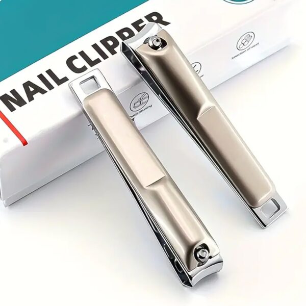 Stainless Steel Folding Portable Large Nail Clippers with Nail File (1 Pc) - Image 5