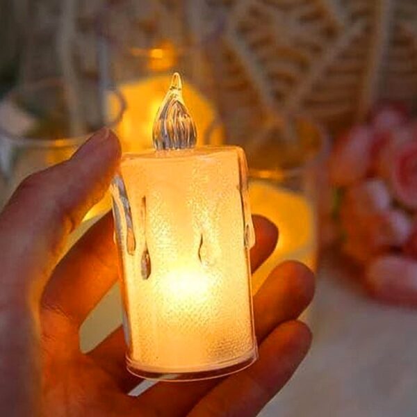 Simple Candles for Home Decoration, Crystal Candle Lights - Image 5