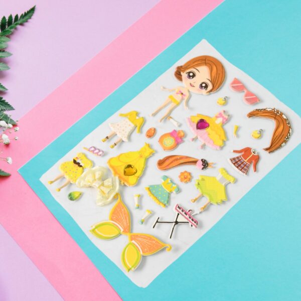 Multipurpose Adhesive 3D Stickers (1 Sheet /15×10 Cm) - Image 6