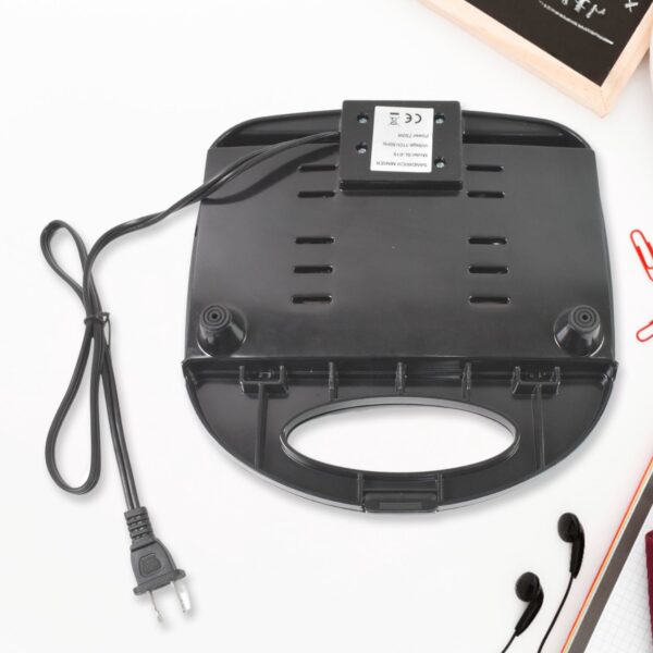 Donut Maker Machine 750W Electric Donut Maker 6pcs Circle Shaped cavity (1 Pc / With 2 PIN Plug Converter 1 Pc ) - Image 4