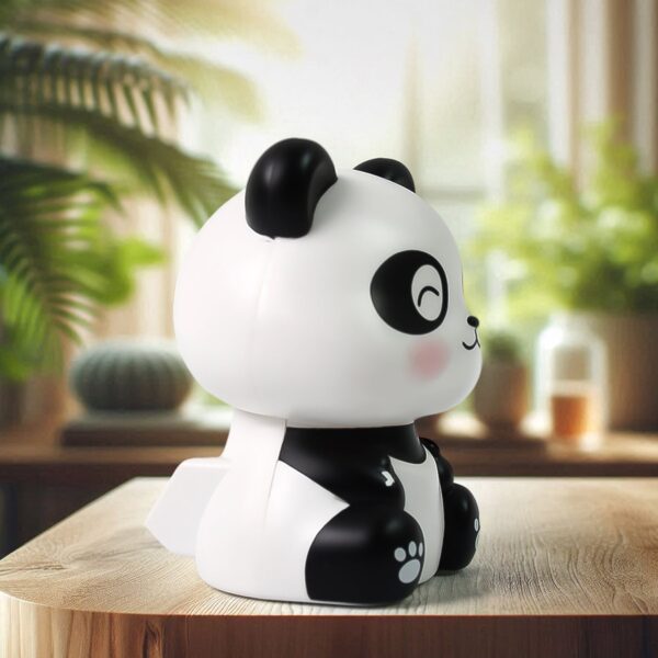 Car Decoration Solar Power Moving Head Panda Statue Creative (1 Pc) - Image 6
