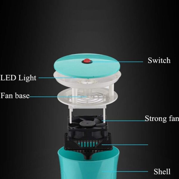 Mosquito Killer Machine, Electronic Indoor Insect Killer Lamp, Bug Bedroom Mute Radiation-free Portable Fly Insect Killer Light For Home & Commercial Use. Mosquito killer lamp. - Image 5