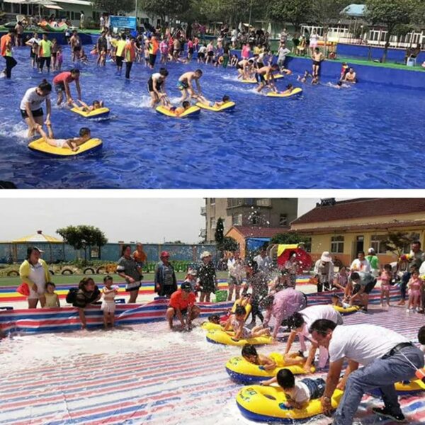 Inflatable Surfboard for Kids, Inflatable Bodyboard for Children with Handles, Portable Surfboard for Children, Outdoor Pool, Beach Floating Mat Pad Water Fun - Image 4
