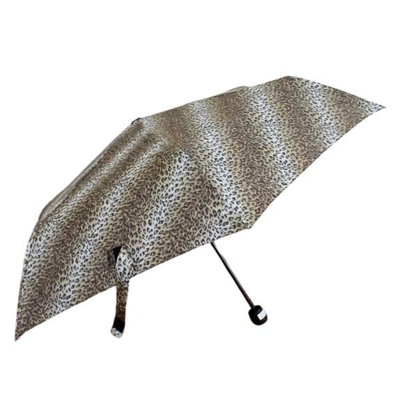 Leopard Shape 3-Fold Sun & Rain Protective Foldable Umbrella (1 Pc) - Image 5