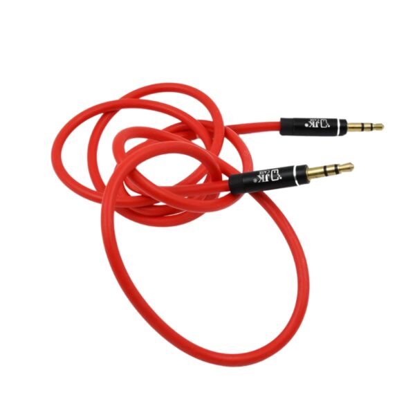 Aux Cable 3.5mm gold-plated Pin for Mobile and Tablet Home, Car (1 Pc / 1000MM) - Image 5