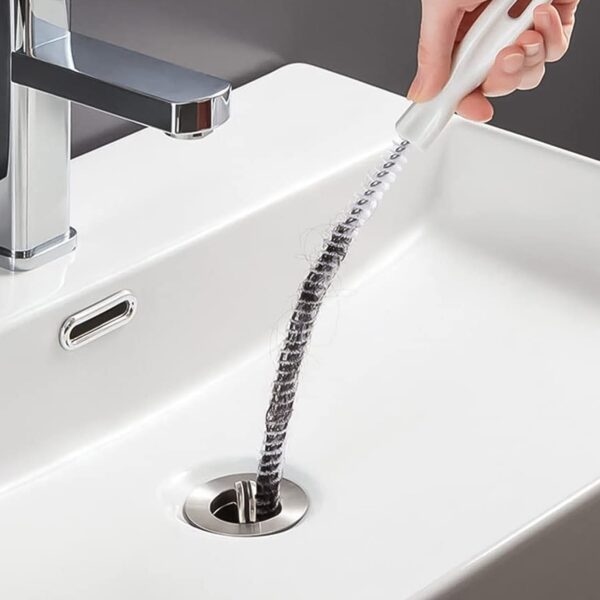 Flexible Sink Cleaning Brush Water Pipe Drain Dredge Tool (48 CM / 1 Pc) - Image 5