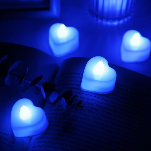 LED Tealights, Smokeless Plastic Decorative Candles (Pack Of 1 / Multicolor) - Image 3