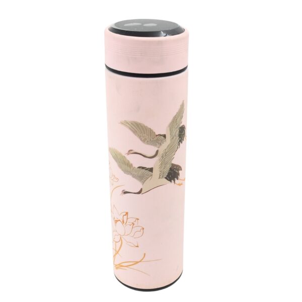 Printed Smart Vacuum Insulated Water Bottle with LED Temperature Display (1 Pc / 500 ML Approx / Multicolor) - Image 5