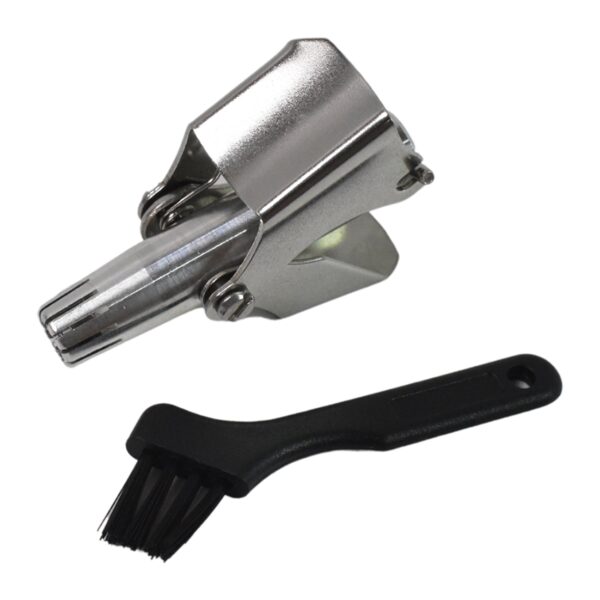 Nose Hair Clipper, Stainless Steel Hair Remover (1 Pc / With Brush & Plastic Case) - Image 5
