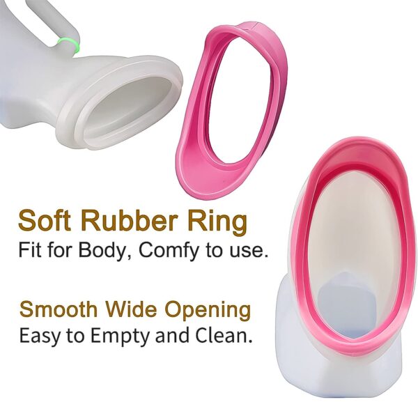 Female Potty Urinal Urine Collection Can Bedpans (1 Pc / 1000 ML) - Image 3