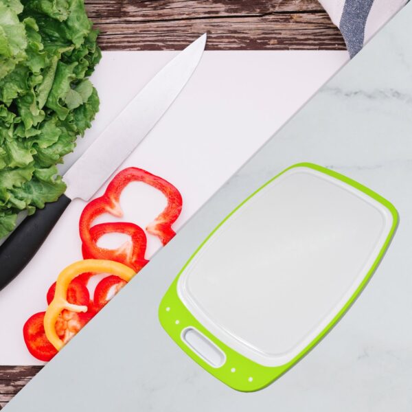 Ganesh Vegetables and Fruits Cutting Chopping Board Plastic Chopper Cutter Board (1 Pc) - Image 3