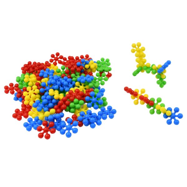 Star Shaped, Star Block Interlocking Blocks Colorful Star Building Blocks (100 Pcs Set) - Image 5