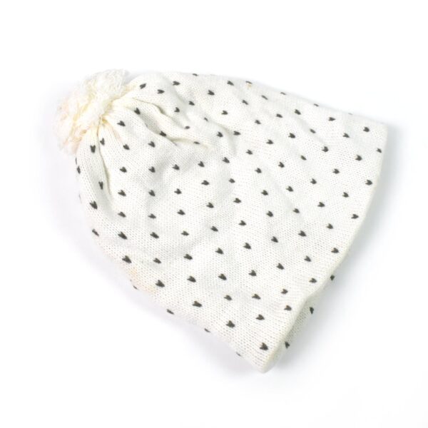 Big Soft Winter Cap, Woolen Inside Fur Beanie Cap (1 Pc / Mix Design & Color) - Image 5