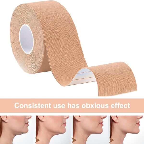 Face Lifting Tape, Myofascial Face Tightening Tape, 2.5 cm x 5 m (1 Pc) - Image 6