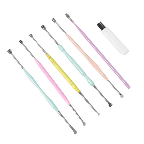 7 Pcs Earwax Removal Kit | Ear Cleansing Tool Set - Image 5
