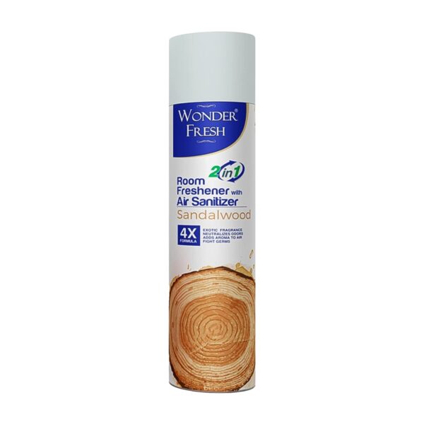 Fresh Air Freshener Spray, Sandalwood Fragrance | Long Lasting Fragrance for Home & Office (Mix Fragrance /  125 Gm) - Image 5