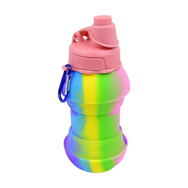 Flexible Collapsible Silicone Sports Water Bottle (260 ML / 20 CM Folding) - Image 5