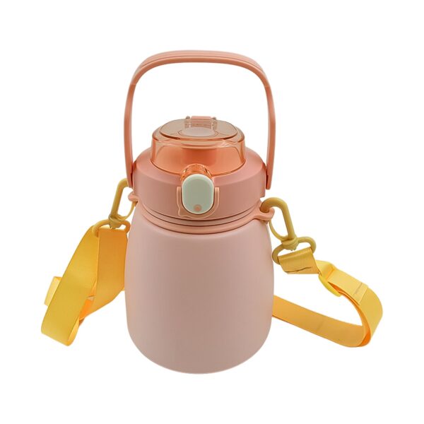 Stainless Steel Mug / Bottle Vacuum Insulated Cup with Handle & Strap (1000 ML) - Image 5