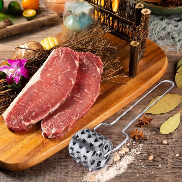 Stainless Steel Meat Tenderiser | Kitchen Multipurpose Hammer (1 Pc) - Image 7