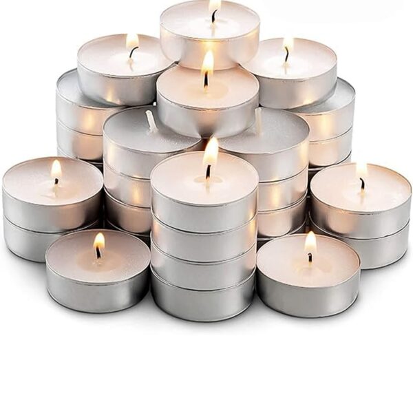 Tealight Candles Set, Smokeless Candles (50 Pcs set) - Image 5
