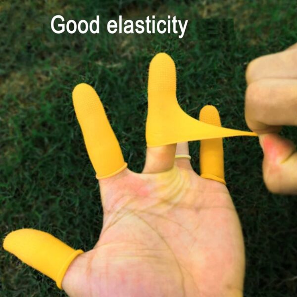 Finger Caps, Silicone Finger Protectors Sleeves (Finger Cots / 145 Pcs Set Approx) - Image 4