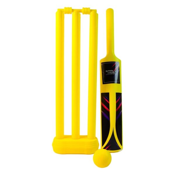 Small Cricket Kit for Boys & Girls, Cricket Set with 1 Cricket Bat, 1 Plastic Ball, Bails, 3 Stumps with Stand Base - Image 5