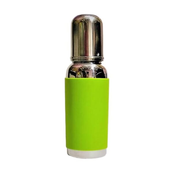 Stainless Steel Baby Feeding Bottle, Milk Feeding Bottle With Silicove Grip Cover (250 ML) - Image 5