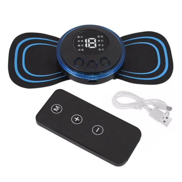 Butterfly Electric Neck Massager Cordless Full Body Massage With Remote Controller (1 Pc) - Image 5
