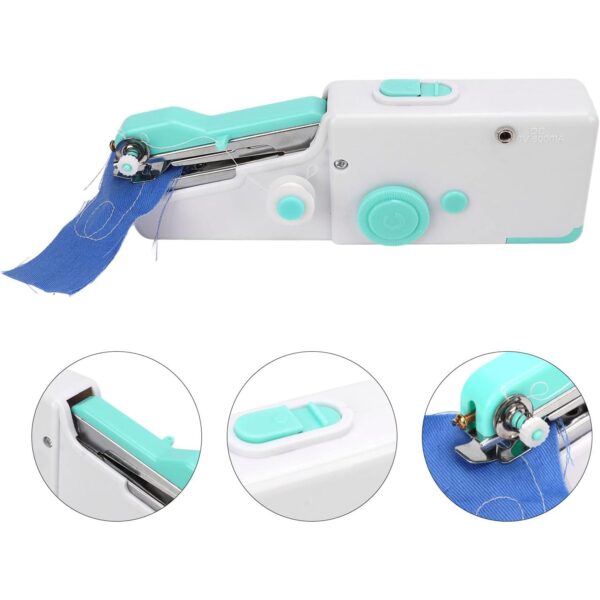 Handheld Sewing Machine, Hand Held Sewing Device Tool Set (1 Set / Battery Not Included) - Image 5