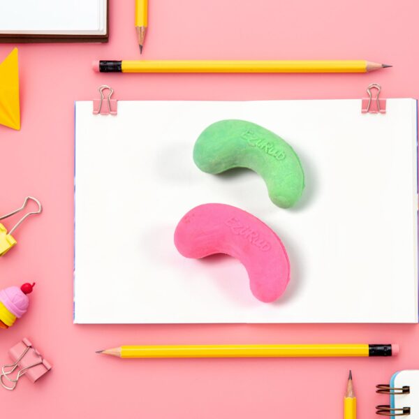 Cashew Nut Eraser Rubber Erasers (1 Pc / Mix Colour & Design) - Image 7