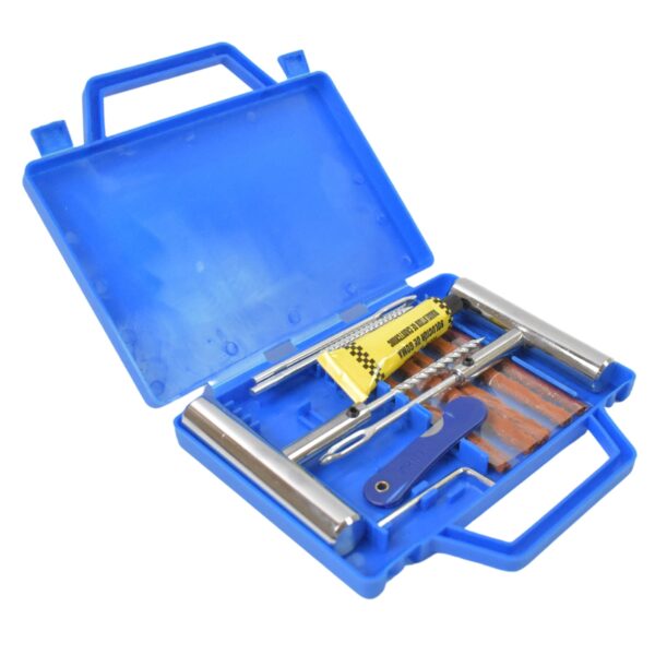 Portable Tire Repair Kit Tyre Repairing Tool Set with Box (13 Pcs Set) - Image 5