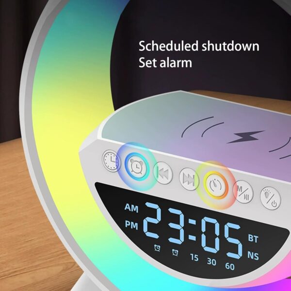 G Lamp Speaker - 3-in-1 Bluetooth Speaker with Fast Wireless Charging (1 Pc) - Image 7
