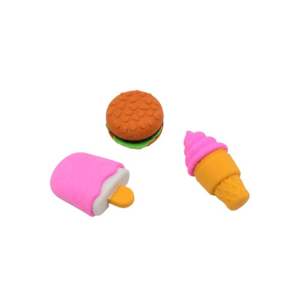 Mix Design Fancy & Stylish Colorful Erasers (1 Set / 3 Pc Set) - Image 5