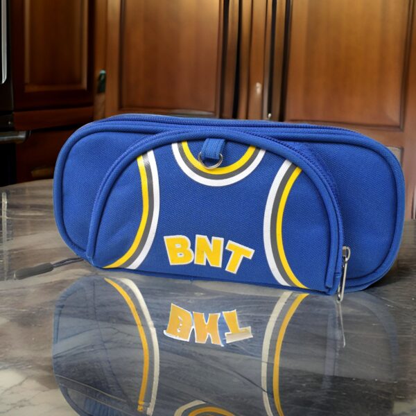 Pencil Pouch With Zipper, Students Pencil Case Large Capacity, Makeup Pouch, Stationery Bag (1 Pc / 2 Compartment) - Image 4
