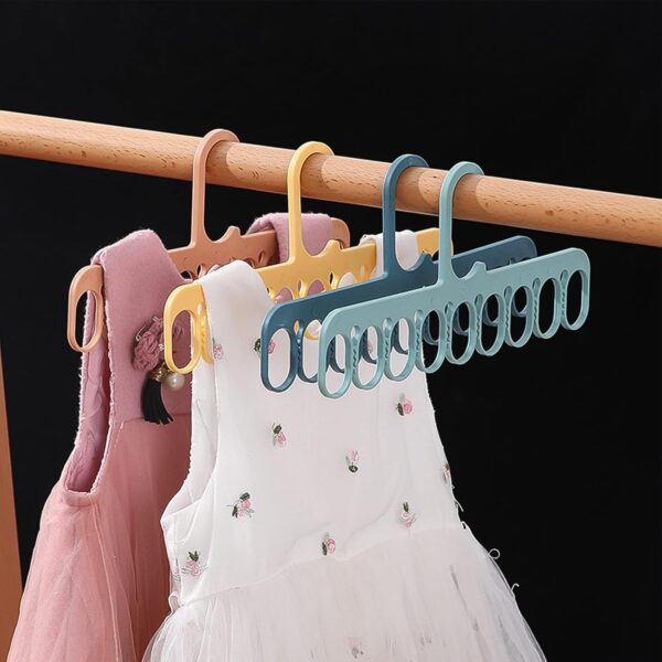 9-Hole Clothes Hangers Organizer Multifunction Hanger (1 Pc) - Image 3