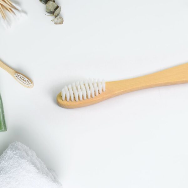 Wooden / Bamboo Brush Toothbrush Ultra Soft Bristles (1 Pc) - Image 6
