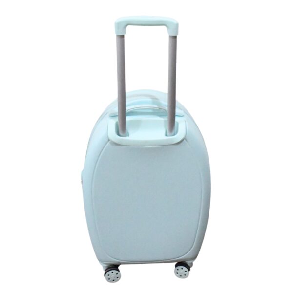 17849 Suitcase For Kids, Girls Green Small Cabin Hard Cover Holiday Carry On Trolley with Extendable Handle, Children's Luggage, Trolley Rolling Luggage for Toddlers Men Woman (Mix Color) - Image 5