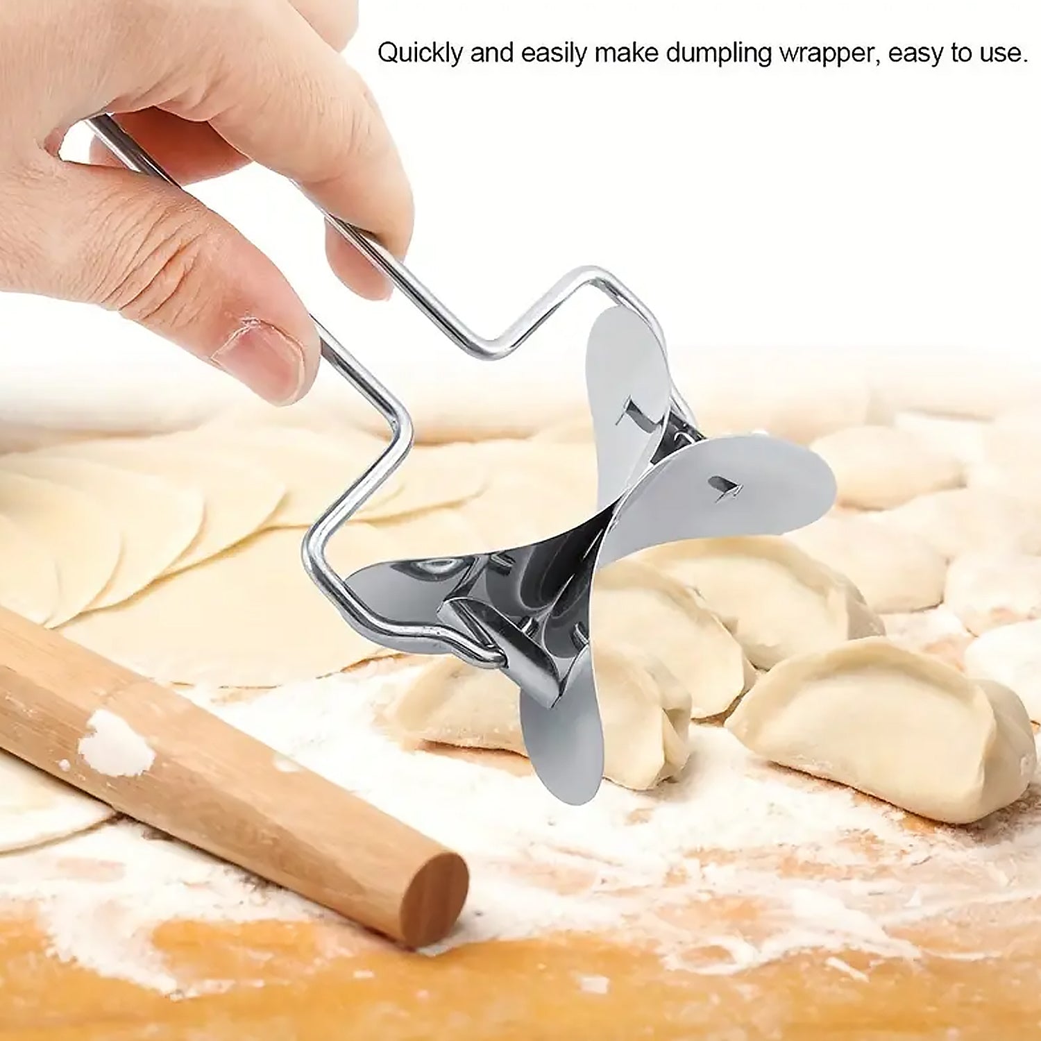 Puri Cutter Stainless Steel Roller Machine for Baking Tools - Image 7