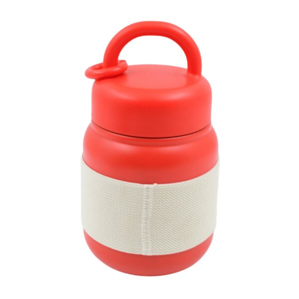 Stainless Steel Mug / Bottle Vacuum Insulated Cup With Handle & Rubber Grip (550 ML) - Image 5