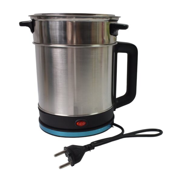 Soup Pot with Lid, Stainless Steel Multi Cooker Kettle (800W / 2.5 Ltr.) - Image 5
